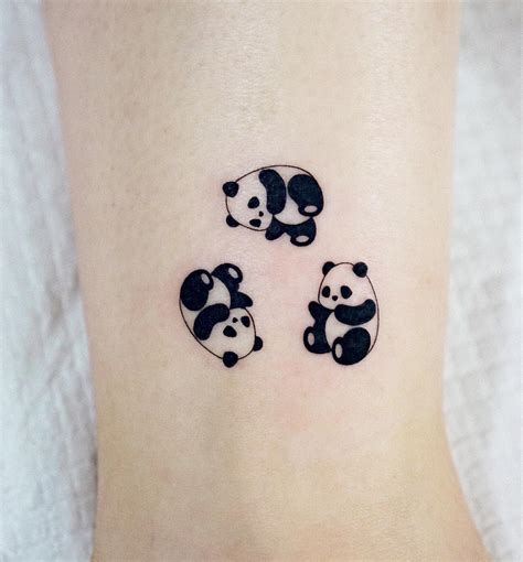 cute panda tattoo|body art panda tattoos.